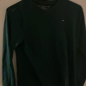 Green Tommy Hilfiger Long Sleeve